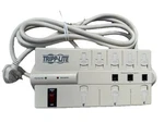 Tripp Lite Surge Protector, Eight Power Outputs, Phone Line Protection. Fixed Price $15.00.