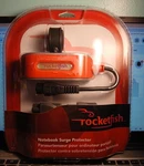 Rocketfish Notebook Surge Protector 3-OUTLET 600J W/ Indicator Light Ft Red. Fixed Price $29.95.