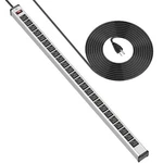 Btu Long Heavy Duty Power Strip 24 Outlet Large Metal Silver. Fixed Price $57.78.