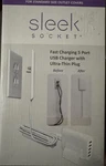 Sleek Socket Fast Charging 5 Port Usb Charger W/ultra-thin Plug Standard Outlet. Fixed Price $20.00.