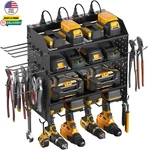 Power Tool Organizer With Charging Station 4 Layer Wall Mount Drills Holder. Fixed Price $54.99.