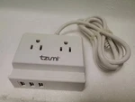 Tzumi Power Dock 2-OUTLET Multi-port Surge Protector Phone Stand 8447. Fixed Price $9.49.