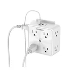 Surge Protector 8 Outlet Extender, Tessan Multi Splitter Wit... Fast Ship. Fixed Price $31.53.
