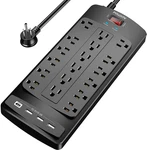 18 Outlets Surge Protector Power Strip - 6 Feet Flat Plug Heavy Duty Extension. Fixed Price $26.25.