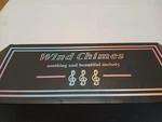 Wind Chimes Soothing And Beautiful Melody. Black Aluminum Wood Grain. New.. Fixed Price $128.00.