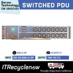 Nema L6-30P Switched Pdu 16X C13 208V 5.0KW Server Technology CW-16H2C454 30A. Fixed Price $193.50.