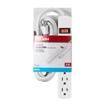 Hyper Tough 6-OUTLET Indoor Power Strip, 8 Ft Extension Cord, Etl Certified, Whi. Fixed Price $8.75.