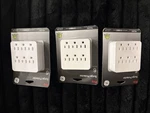 6-OUTLET Surge Protector White 900J Childproof Indoor Pack 3. Fixed Price $19.98.