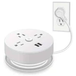 Ultra Thin Flat Plug Power Strip With 3 Outlet 2 Usb Ports Multi Extension Cord. Fixed Price $90.00.
