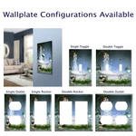 Ethereal Bathroom Wall Plate / Switch Outlet Cover. Fixed Price $12.19.