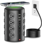 Power Strip Tower Surge Protector, Tentrend 16 Outlets And 5 Ports (2 Usb-c). Fixed Price $38.79.