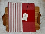 Hearth & Hand With Magnolia Red White Gingham Kitchen Towels Set Of 2 New. Fixed Price $12.99.