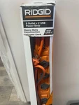 Ridgid 8-OUTLET Power Strip With 1 Usb-a And Usb-c, Orange W/ 6-FT Cord. Fixed Price $38.00.