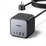 Ugreen 65W Usb-c Charging Station With Outlet, Nexode 7-IN-1 Black + Gray. Fixed Price $76.15.