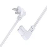 Fiiman C7 Power Cord 2-SLOT Non-polarized 90 Degree Angle SPT-2 6 Feet, White. Fixed Price $10.77.