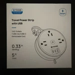Trond Travel Power Strip - Retractable Extension Cord 5FT Ultra Thin Flat Plu.... Fixed Price $29.99.