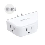Trond To Outlet Adapter, 3-WAY 3AC-2 Prong, 1 Pack, White. Fixed Price $13.88.