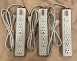 Tripp Lite TLM606NC Surge Protector Lot Of 3, 6-OUTLET, 6FT, 15A, 120V, Gray.. Fixed Price $39.00.