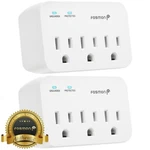 Fosmon Pack Etl 3 Outlet 1200J Surge Protector Wall Tap Plug Adapter. Fixed Price $14.99.