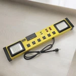6-OUTLET Power Strip With 4' Cord Smart Electrician Led Lights Usb Ports Tools. Fixed Price $59.99.