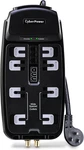 Cyberpower CSHT808TC Home Theater Surge Protector, 2850J/125V, Outlets, 8FT. Fixed Price $66.99.
