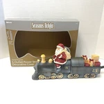 Vtg Woods Seasons Bright Santa Express 6 Outlet Power Strip W/ Decorative Cover. Fixed Price $19.99.