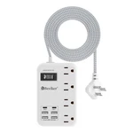 6 USB(2 C) Surge Protector Power Strip- 5FT Travel With 4.8A .... Fixed Price $31.79.