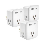 Multi Plug Wall Outlet Extender Splitter, Non Surge Protector Power... Fast Ship. Fixed Price $35.81.
