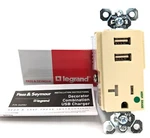 Nos! Hospital Grade 20A Single Receptacle W/2 Usb Charging Ports Pass & Seymour. Fixed Price $23.99.