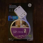 General Electric Usb Charging 12FT Extension Cord Surge Protection Outlets. Fixed Price $19.95.