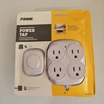 New Prime Remote Switch Power 4 Outlet With 6' Cord Pbfstap. Fixed Price $17.99.
