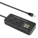 Refrigerator Surge Protector, Ortis Double Outlet Electronic Black. Fixed Price $44.41.
