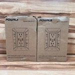 Lot Of Powrui Model 508-2U1C 6 Ac Outlets W/2 Usb & Port Open Box. Fixed Price $13.99.