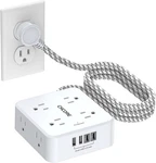 Surge Protector Power Strip - 5FT Braided Extension Cord With 8 Outlets 4. Fixed Price $20.99.