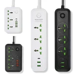 2500W Wall Mount Power Strip 6/8 Ports Perfect For Home Office & Travel. Fixed Price $14.68.