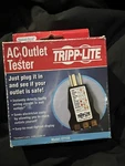 Tripp Lite CT120, Instant Read 3 - Wire Ac Outlet Tester New!. Fixed Price $9.50.