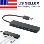 Usb 3.0 Hub 4-PORT Adapter Charger Data Slim Super Speed Pc Mac Laptop Desktop. Fixed Price $5.99.
