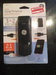Travel Surge Protector With Charging, 3 OUTLETS/2 Usb, 2.1 Amp. Fixed Price $14.88.