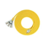 Dewenwils 15 Ft 12/3 Gauge Cord Outdoor Tri-tap Extension... Fast Ship. Fixed Price $35.81.