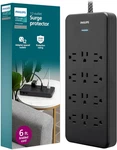 Philips 12-OUTLET Surge Protector Power Strip, 6FT Braided Extension Cord, 3500. Fixed Price $35.03.