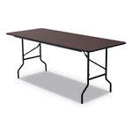 Iceberg 55324 Officeworks Classic Wood-laminate Folding Table Walnut New. Fixed Price $238.82.