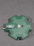 5-OUTLET Outdoor Power Hub Grounded Outlets With Indicator Light .new.. Fixed Price $12.94.