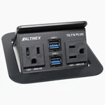 Altinex TNP155 Tilt Plug Jr Tabletop Interconnectbox W/2+2 Charging Usb &power. Fixed Price $80.00.
