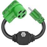 Rvguard Overload Protector 50 Amp 110 Volt Adapter Cord With Green. Fixed Price $30.99.