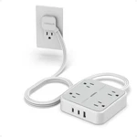 Surge Protector Power Strip With 3 Usb 2 5 Ft 900J Tessan Outlets Flat Plug. Fixed Price $51.99.