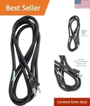 PS613163 3-WIRE Appliance And Power Tool Cord, Ft, Awg, 13A/125V Ac, 1625W. Fixed Price $15.19.