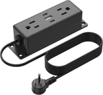 Cccei Wall Power Strip With Usb Ports, Under Desk Mountable. Fixed Price $14.12.