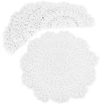 Kilofly Crochet Cotton Table Placemats Doilies Value Pack, 4PC, White, F.... Fixed Price $18.54.
