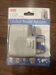 Qvs Premium World Travel Power Adapter With Usb White PA-C2 Brand New. Fixed Price $11.00.