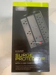 Living Solutions Surge Protector 8 Outlet. Fixed Price $23.99.
